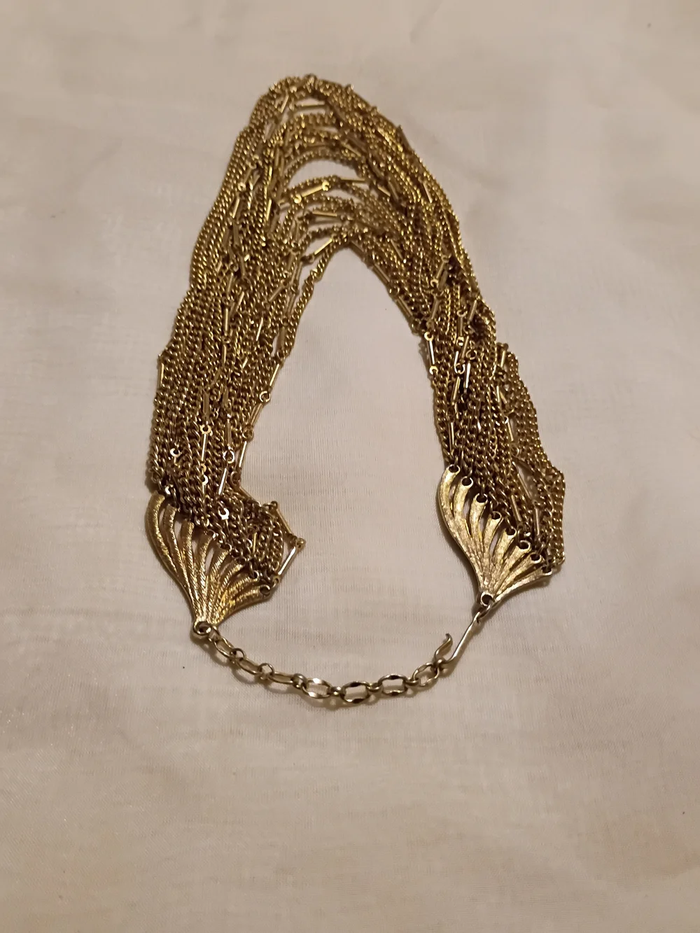 Coro Gold Multi-Strand Statement Necklace - Women Jewelry